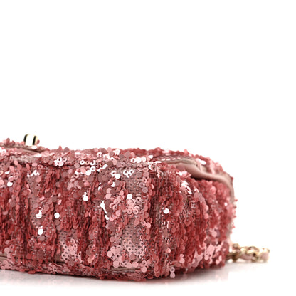 Chanel Sequin Mini Rectangular Flap Pink 10 of 13