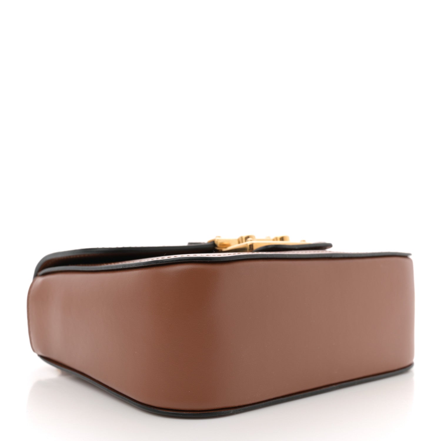 Miu Miu City Calf Lock Shoulder Bag Cognac 4 of 10