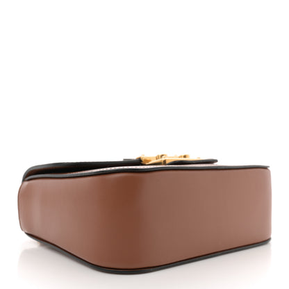 Miu Miu City Calf Lock Shoulder Bag Cognac 4 of 10