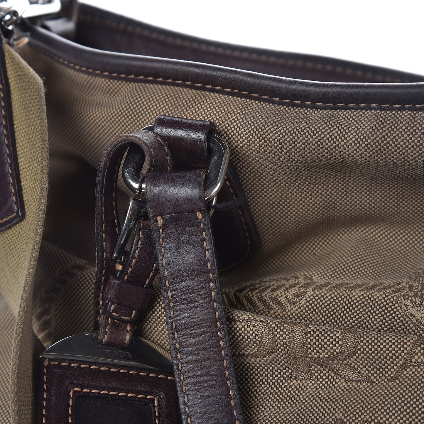 Jacquard Logo Tote Corda Moro