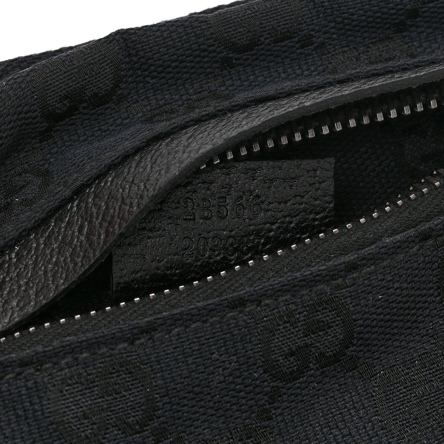 Gucci GG Monogram Double Pocket Belt Bag Black 7 of 10