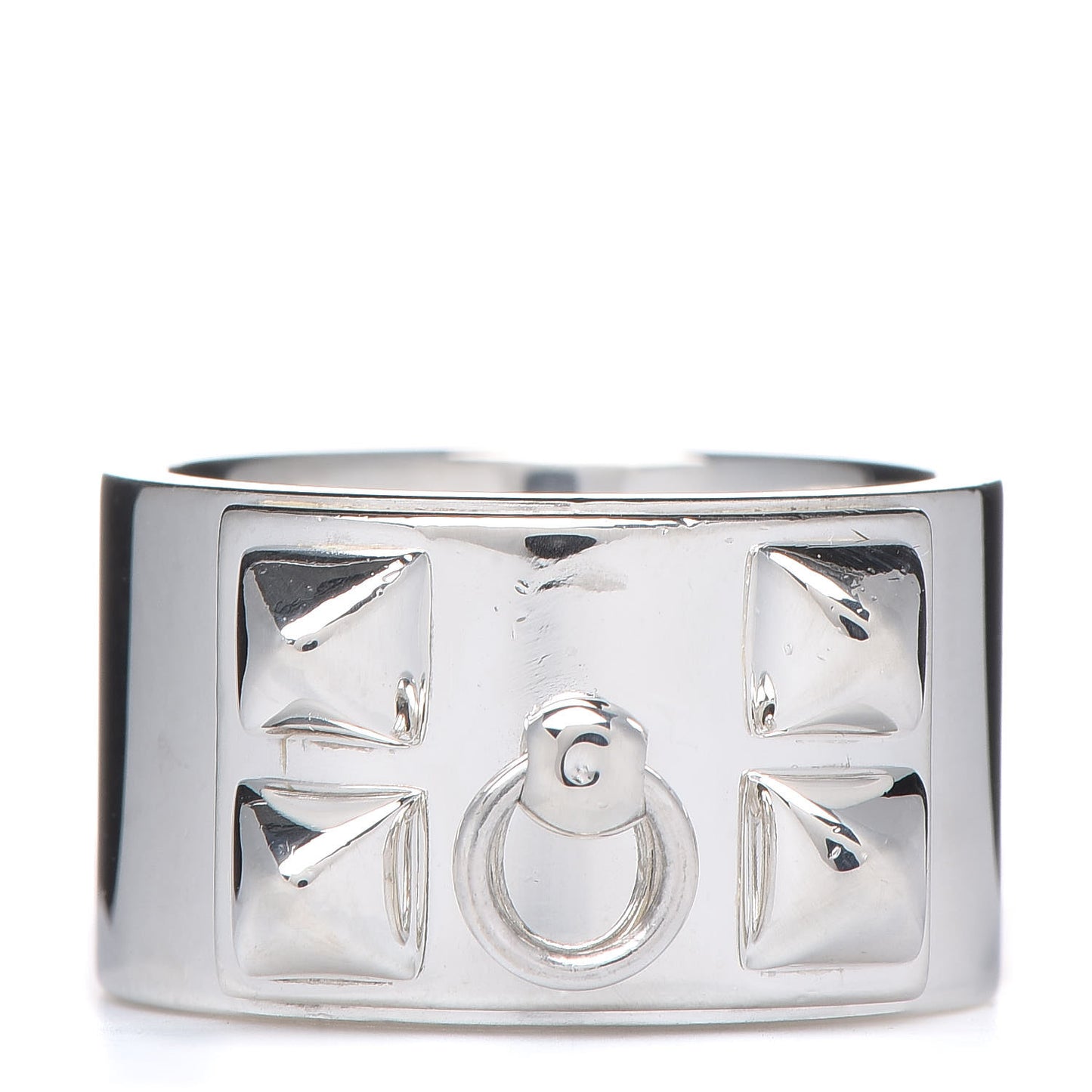Sterling Silver Collier De Chien CDC Ring 53 6.25