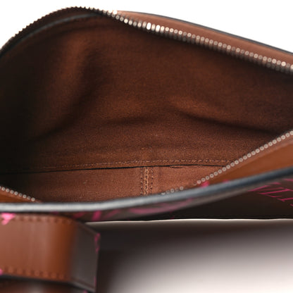 Valentino Garavani Calfskin VLTN Grid Print Belt Bag Cuir Pink 5 of 11