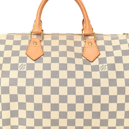 Louis Vuitton Damier Azur Speedy 30 7 of 10