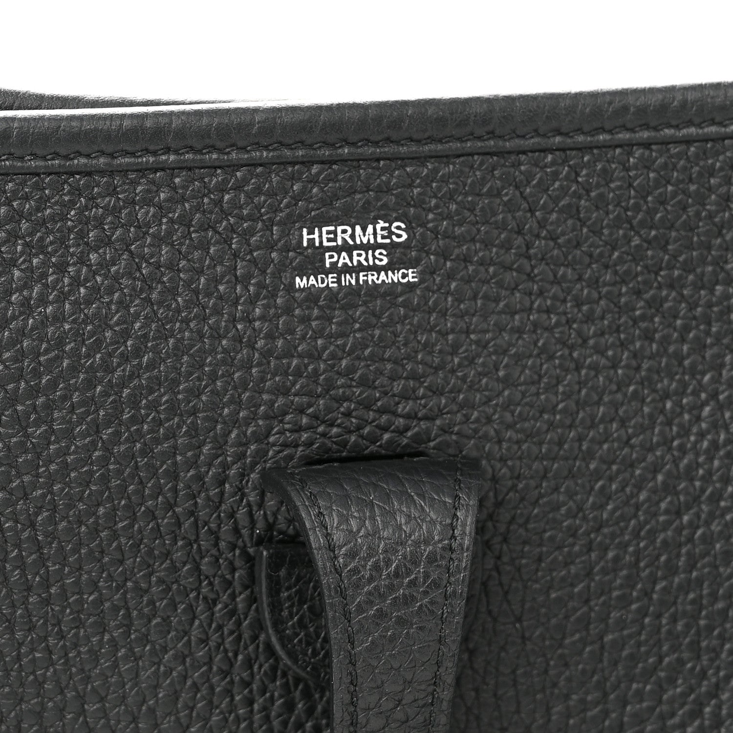 Hermes Taurillon Clemence Evelyne III PM Black 6 of 11