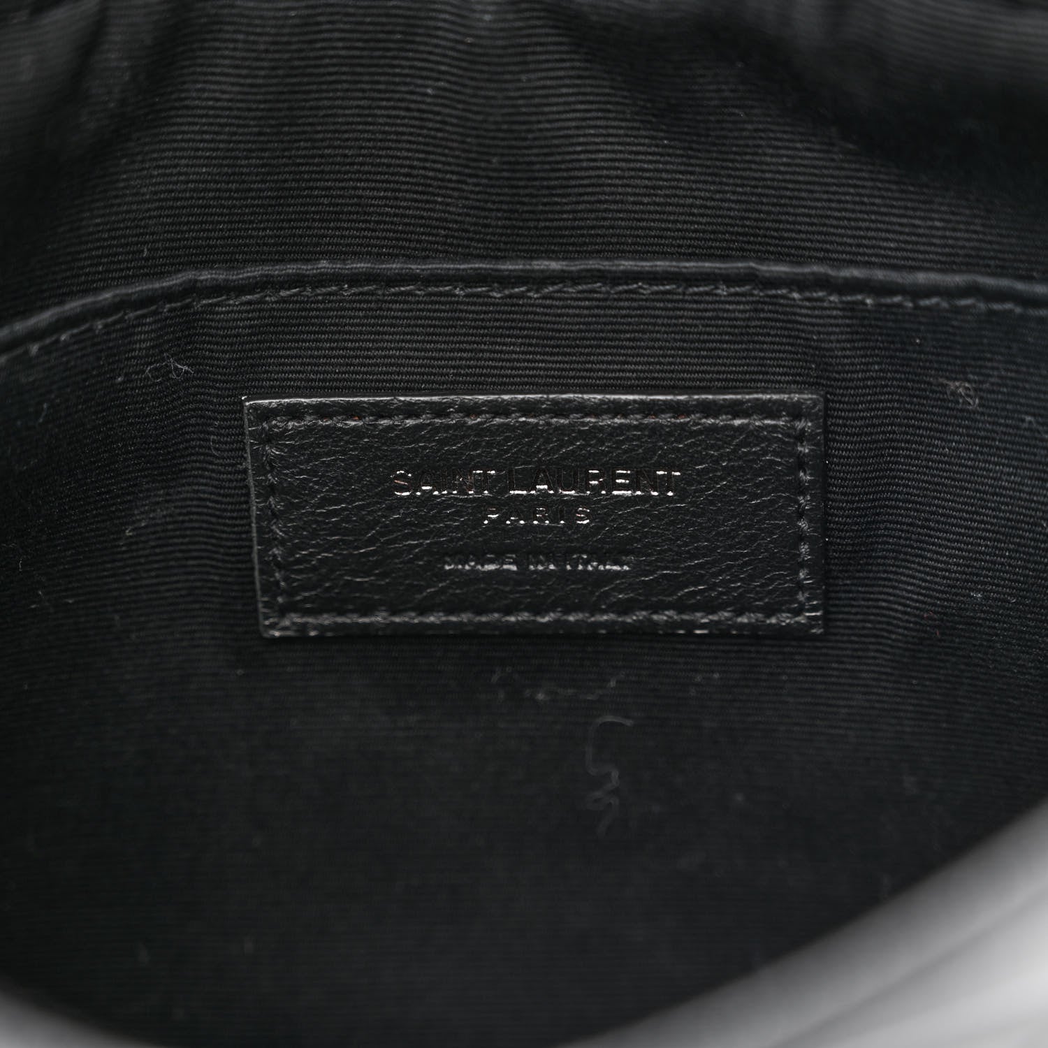 Saint Laurent Calfskin Matelasse Monogram Monochrome Lou Camera Bag Black 2 of 10