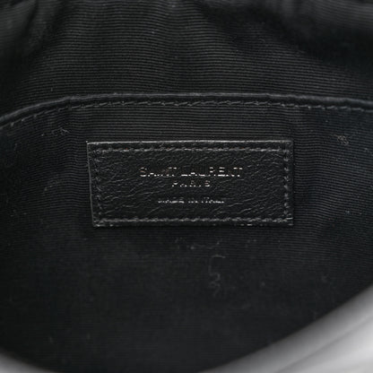Saint Laurent Calfskin Matelasse Monogram Monochrome Lou Camera Bag Black 2 of 10