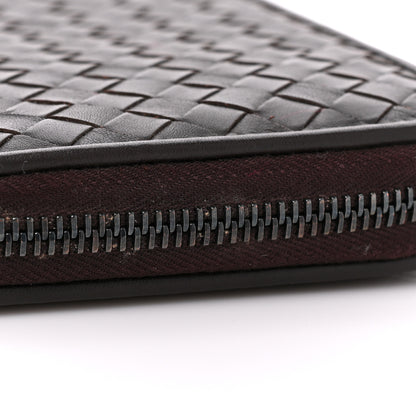 Bottega Veneta Nappa Intrecciato Zip Around Wallet Aubergine 13 of 14