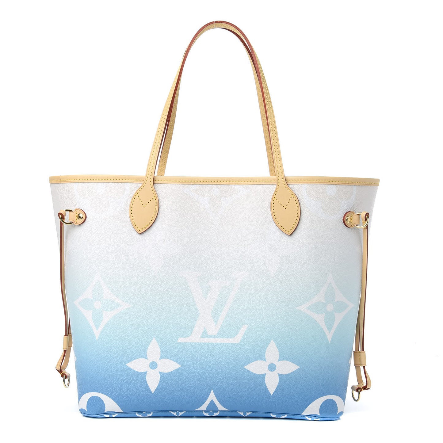 Monogram Giant By The Pool Neverfull MM Blue