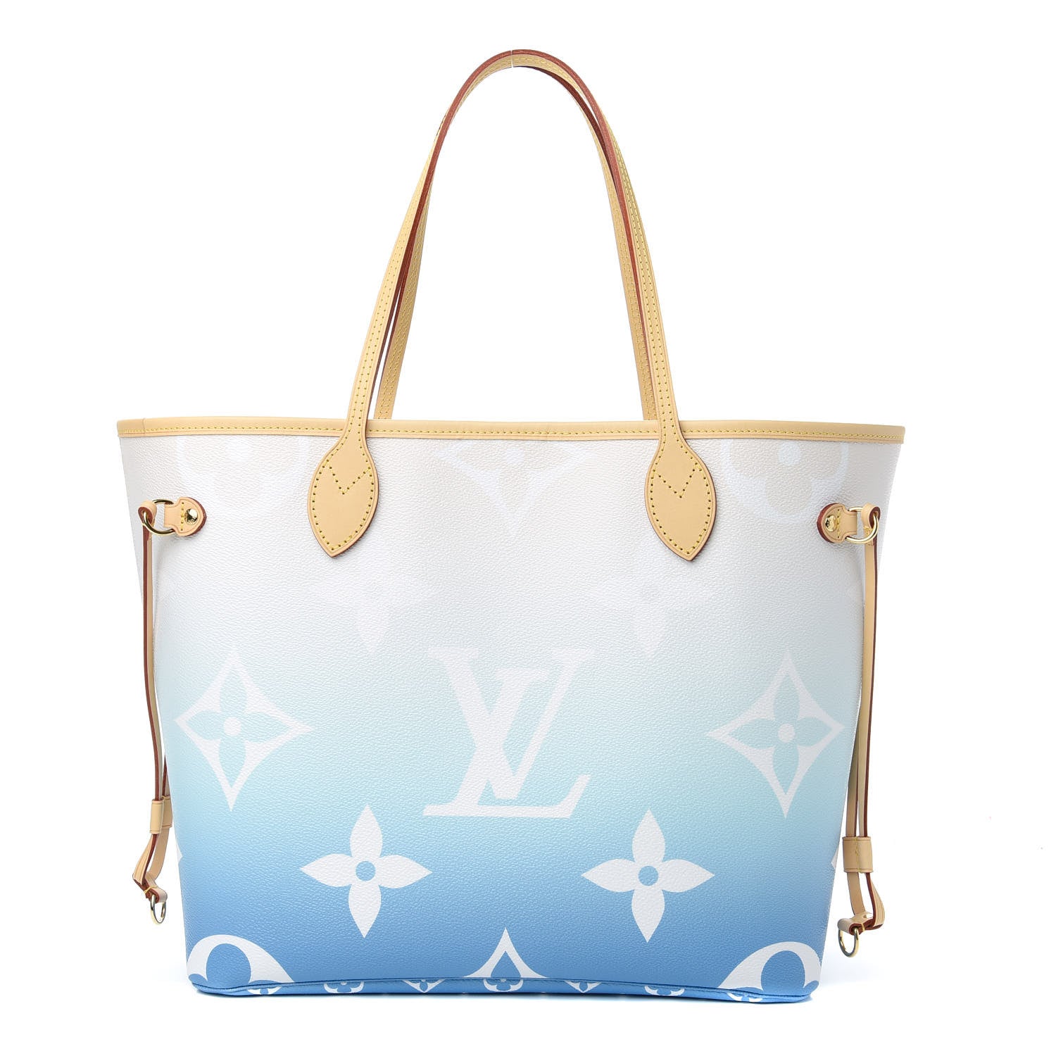 Louis Vuitton Monogram Giant By The Pool Neverfull MM Blue 1 of 9