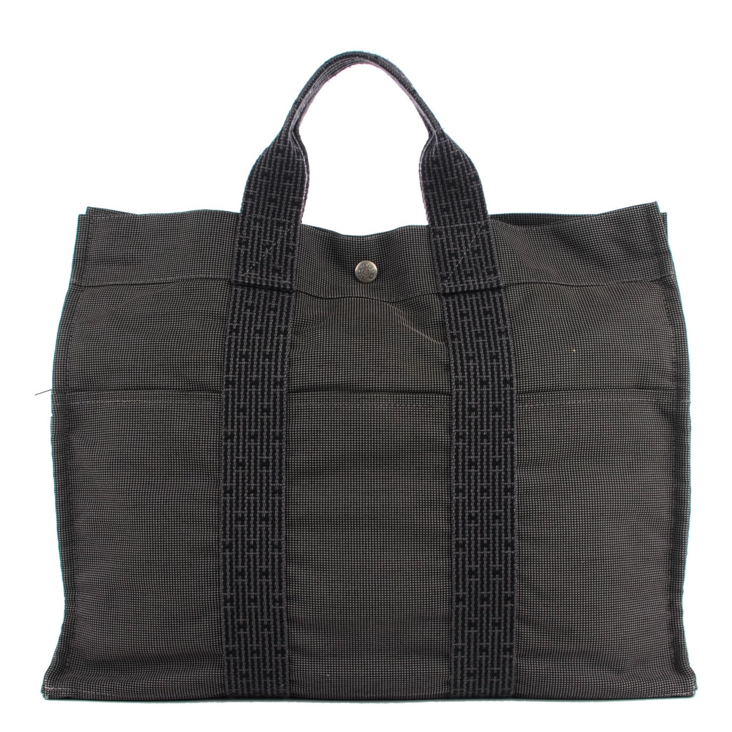 Canvas Herline MM Tote Grey