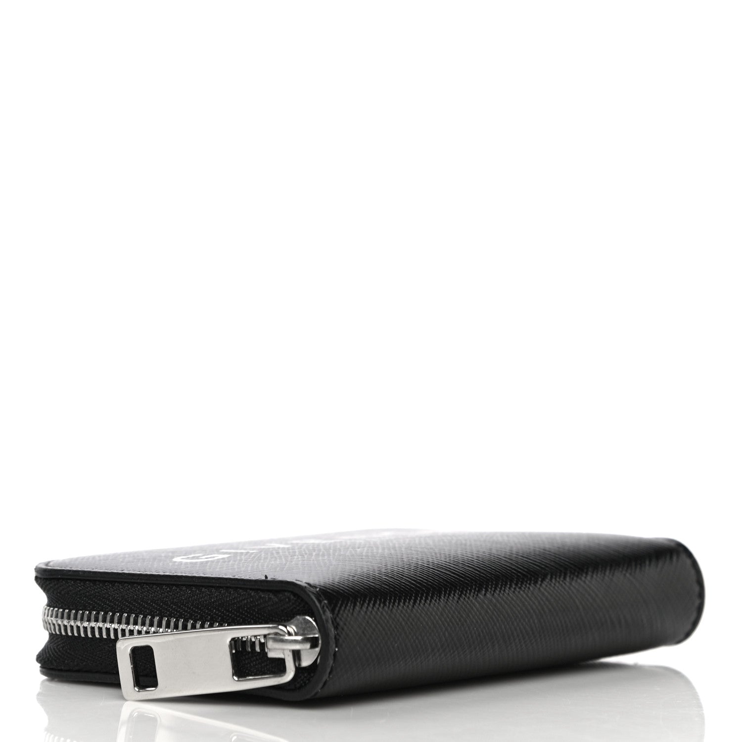 Givenchy Calfskin Logo Print Mini Zip Wallet Black 4 of 11