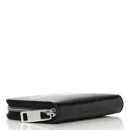 Givenchy Calfskin Logo Print Mini Zip Wallet Black 4 of 11