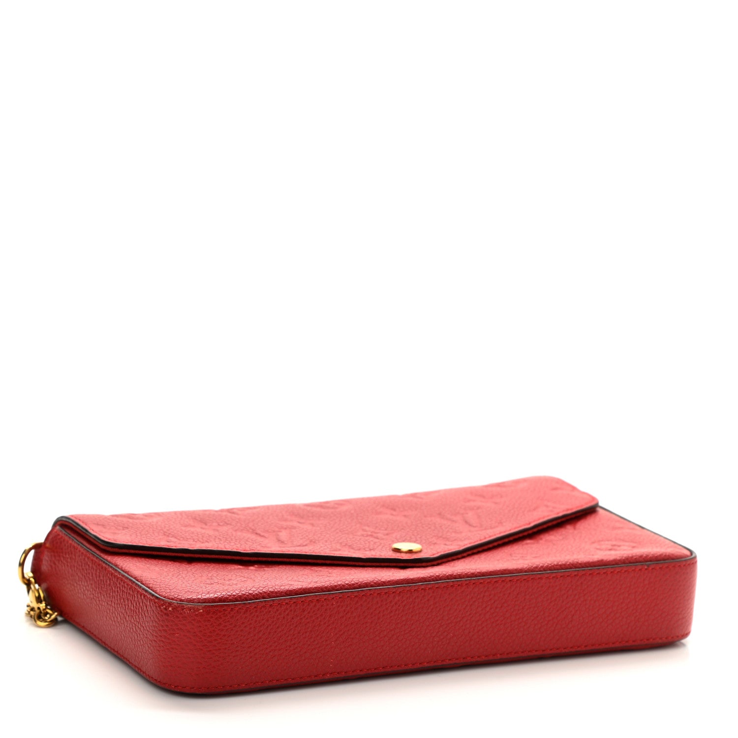 Louis Vuitton Empreinte Pochette Felicie Chain Wallet Scarlet 5 of 10