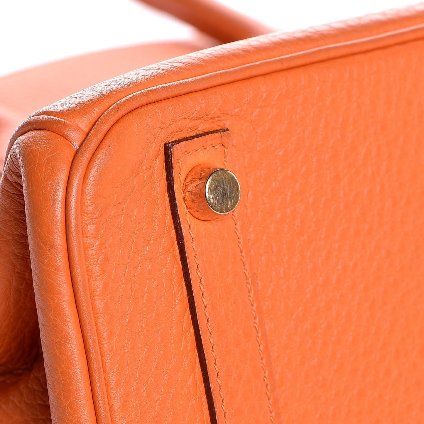 Taurillon Clemence Birkin 30 Orange