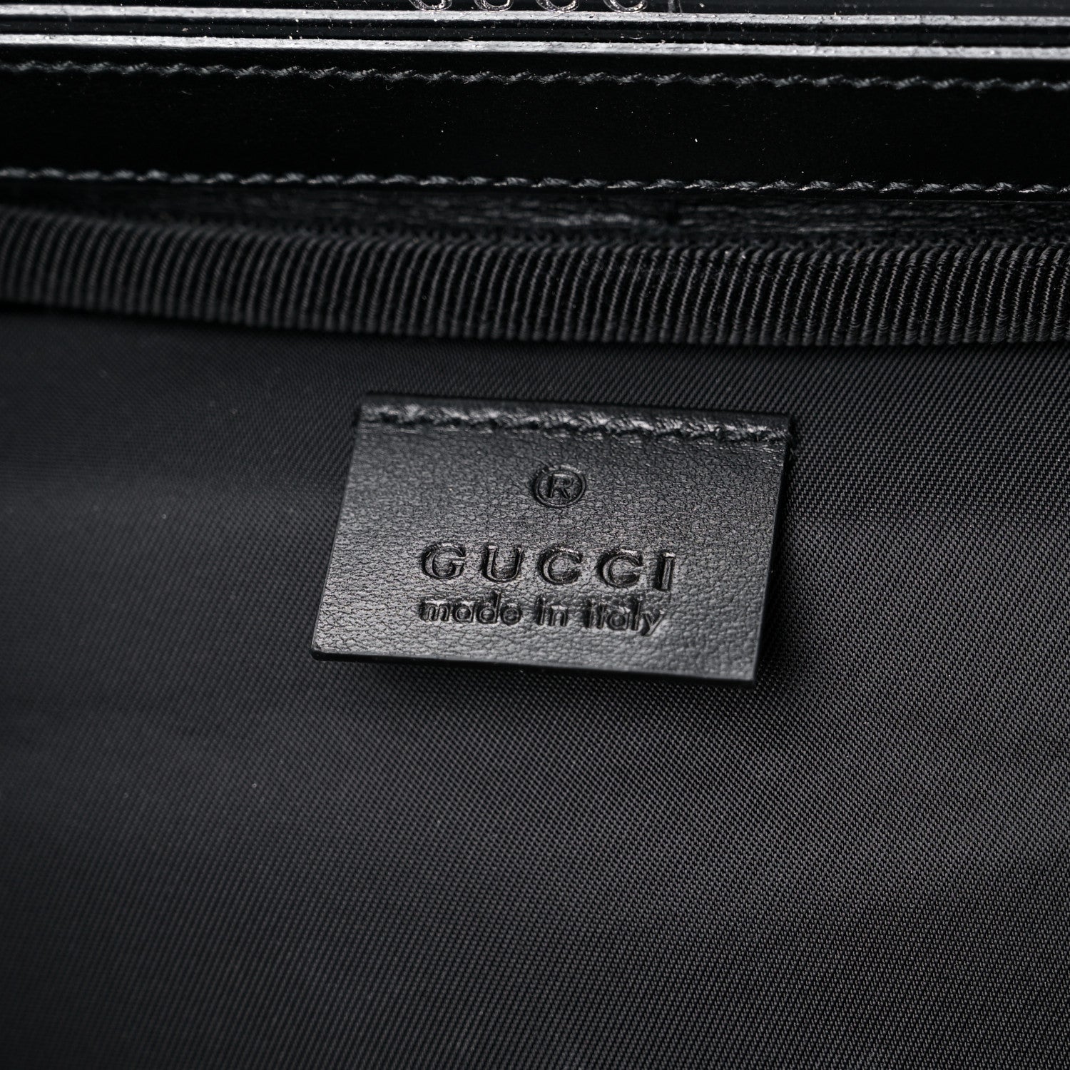 Gucci Calfskin Matelasse Large GG Marmont Vanity Cosmetic Case Black 7 of 11