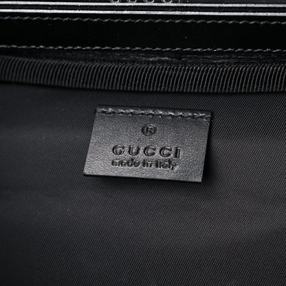 Gucci Calfskin Matelasse Large GG Marmont Vanity Cosmetic Case Black 7 of 11