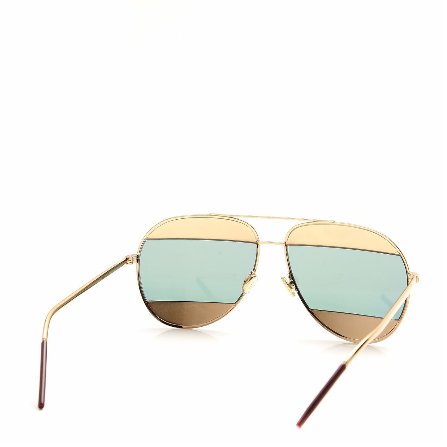 Split 1 Aviator Sunglasses Gold
