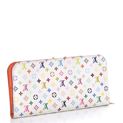 Louis Vuitton Monogram Multicolor Insolite Wallet White Orange 3 of 7