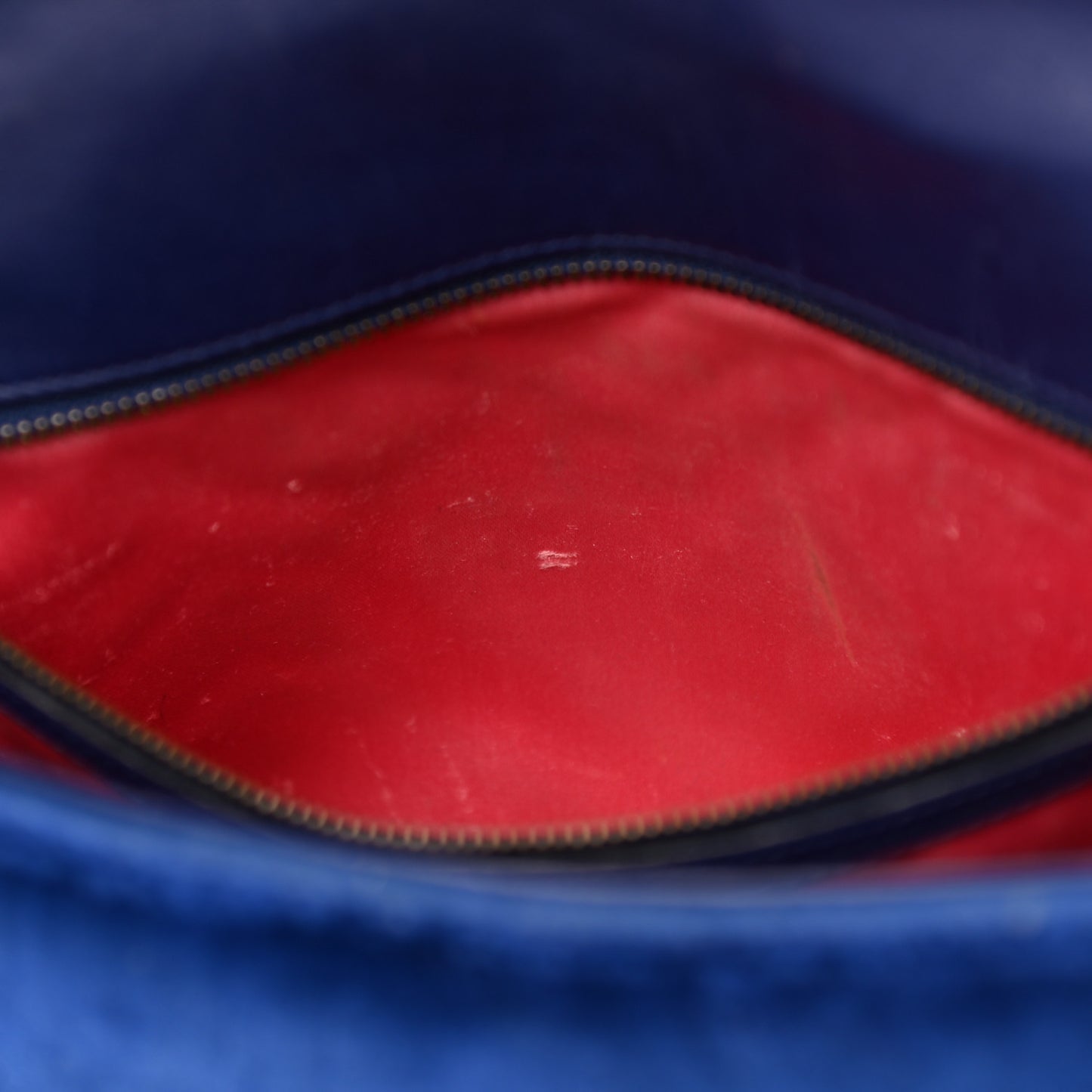 Velvet Matelasse Medium GG Marmont Shoulder Bag Cobalt Blue