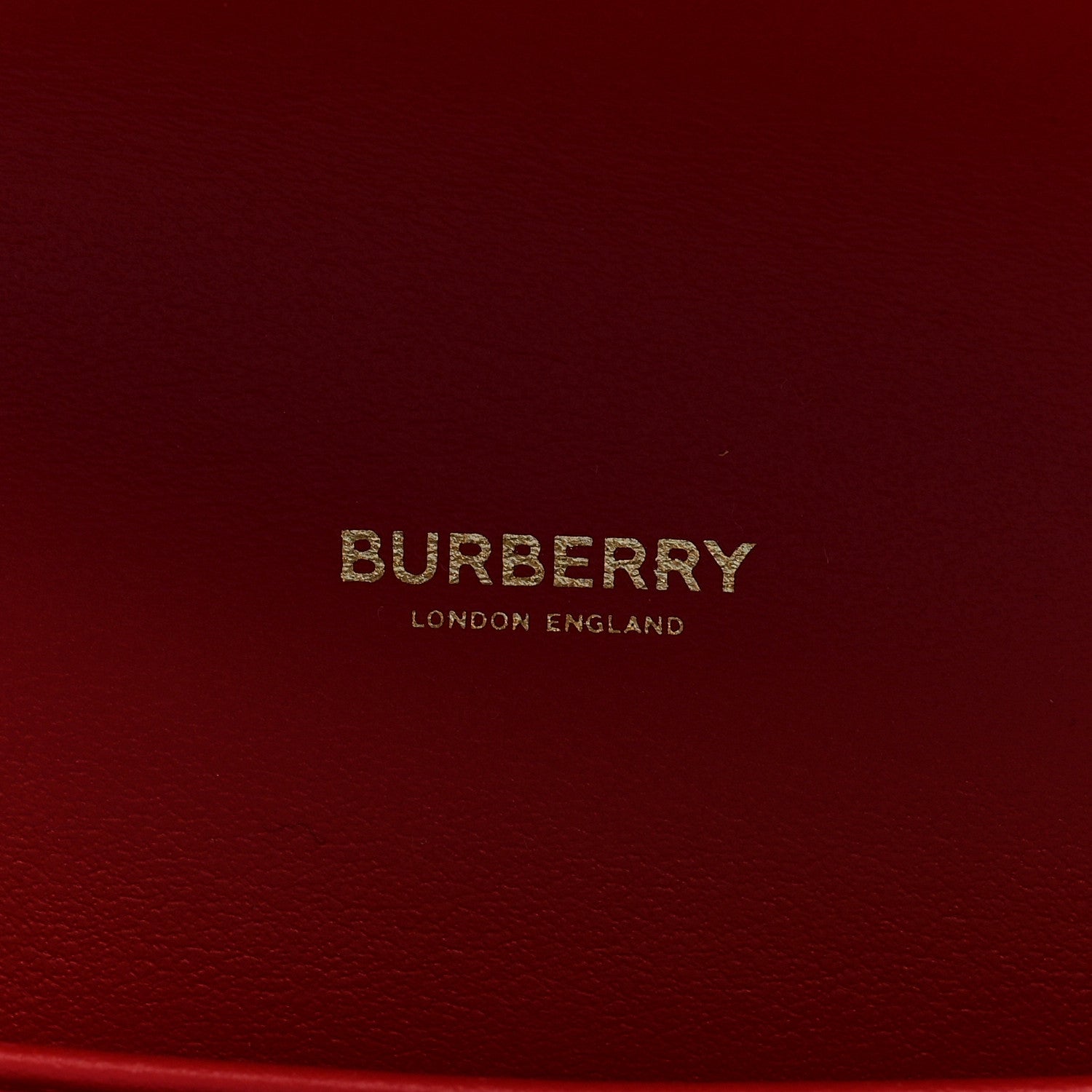 Burberry Calfskin House Check Hannah Wallet with Detachable Strap Bright Red 6 of 8