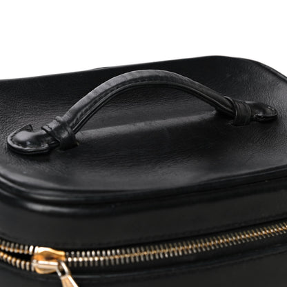 Chanel Lambskin Vanity Cosmetic Case Black 5 of 5
