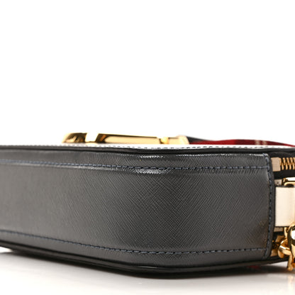 Marc Jacobs Saffiano Snapshot Camera Bag Black White Multicolor 9 of 9