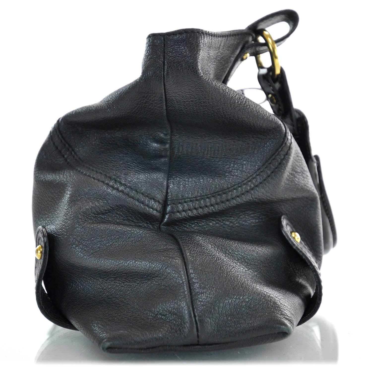 Valentino Garavani Leather Catch Hobo Black 4 of 10