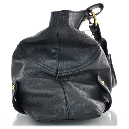 Valentino Garavani Leather Catch Hobo Black 4 of 10