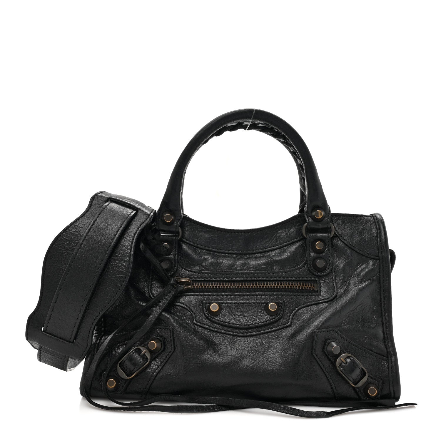 Balenciaga Agneau Classic Hardware Mini City Black 1 of 17