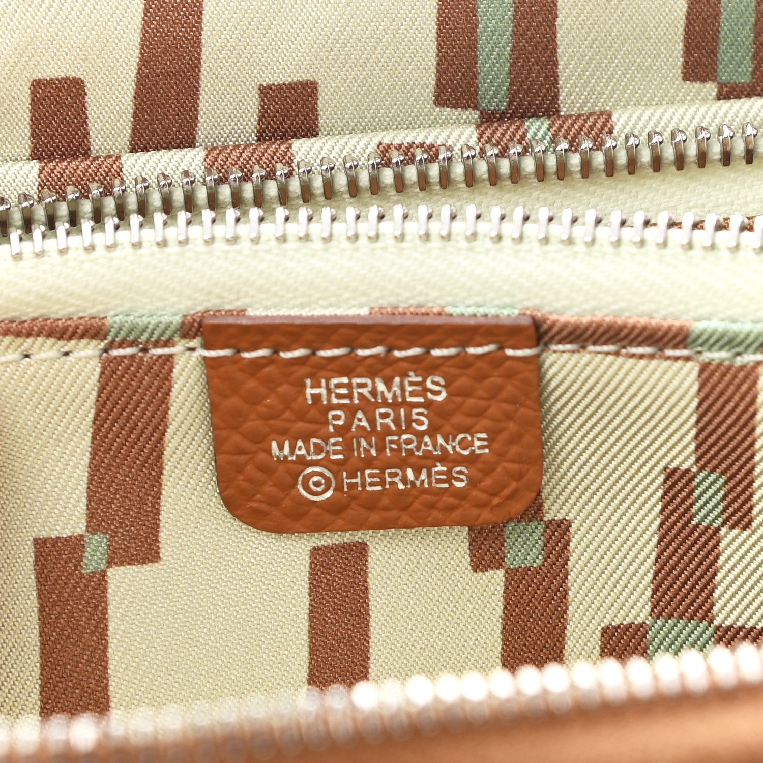 Hermes Epsom Silk'in Compact Wallet Gold 6 of 8