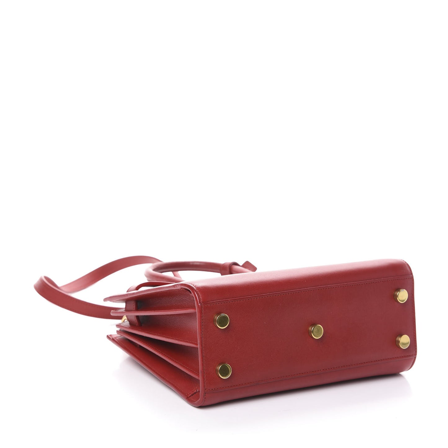 Calfskin Nano Sac De Jour Lipstick Red