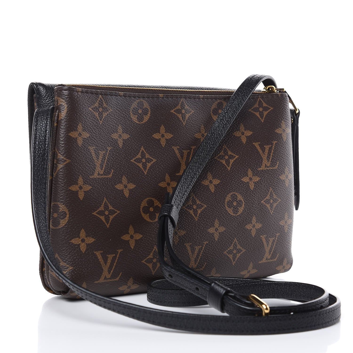 Louis Vuitton Monogram Twice Pochette Black 3 of 9