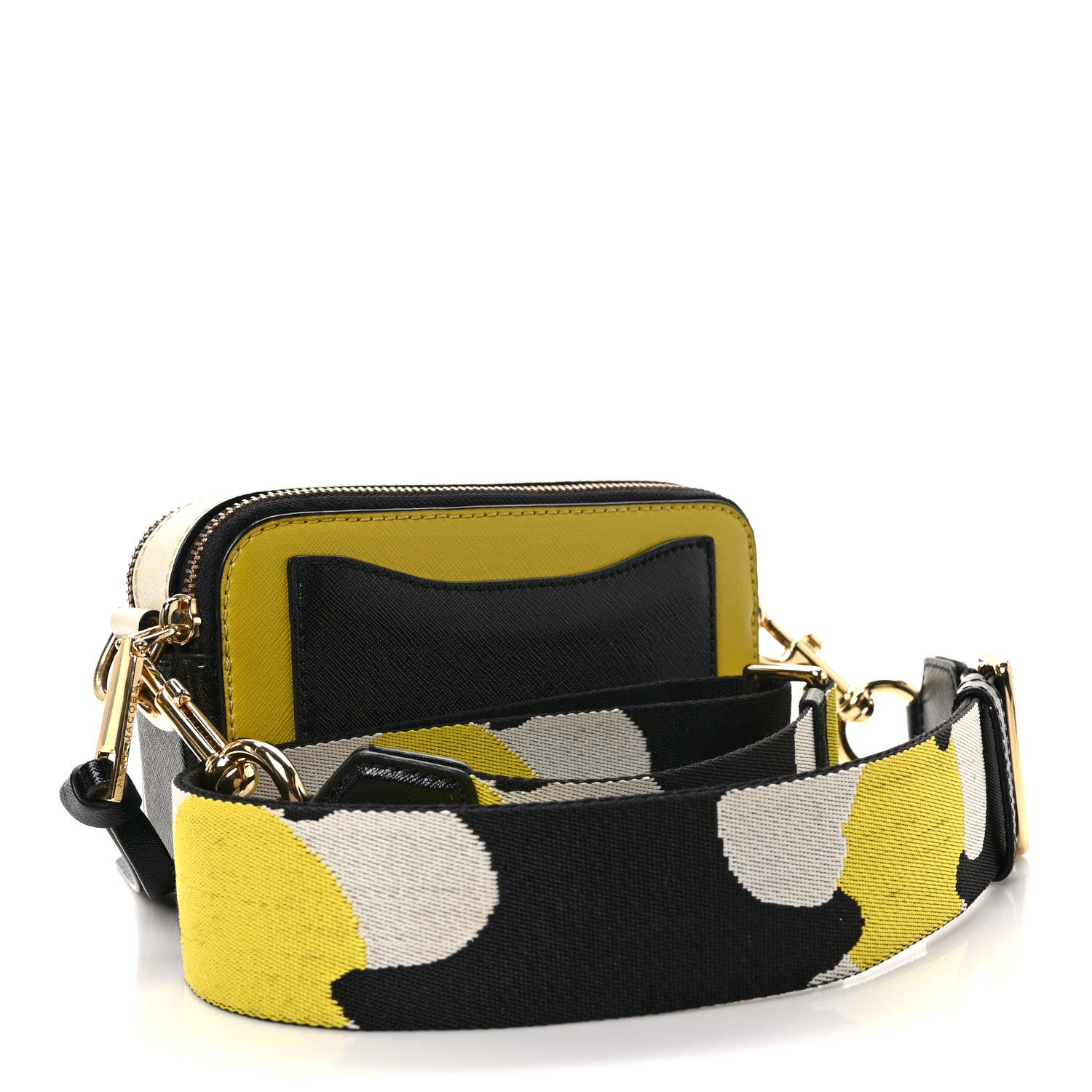 Marc Jacobs Saffiano Small Snapshot Camera Bag Yellow 3 of 9
