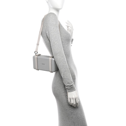 Christian Dior X RIMOWA Aluminum Personal Clutch On Strap Silver 2 of 12