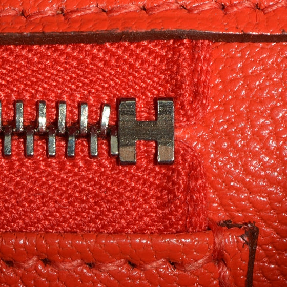 Togo Birkin 35 Rouge Casaque