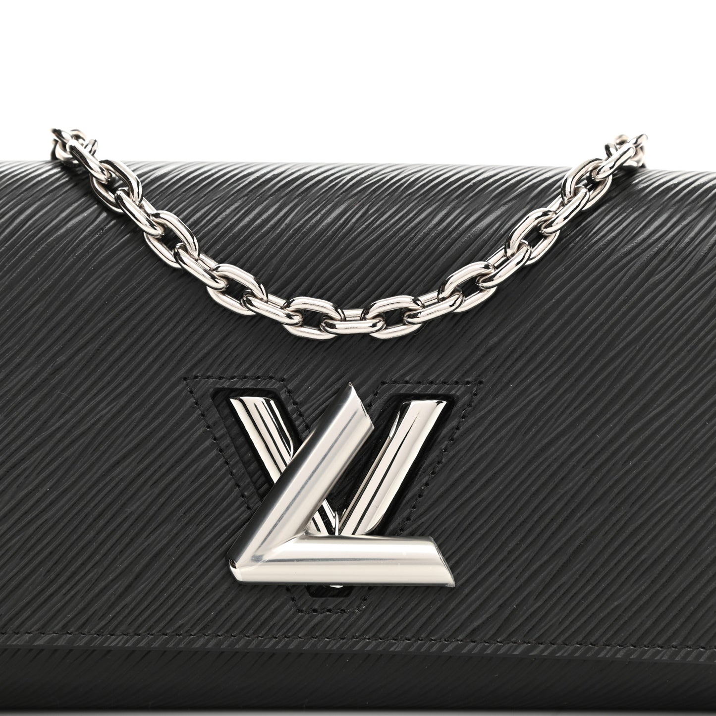 Epi Twist Chain Wallet Black