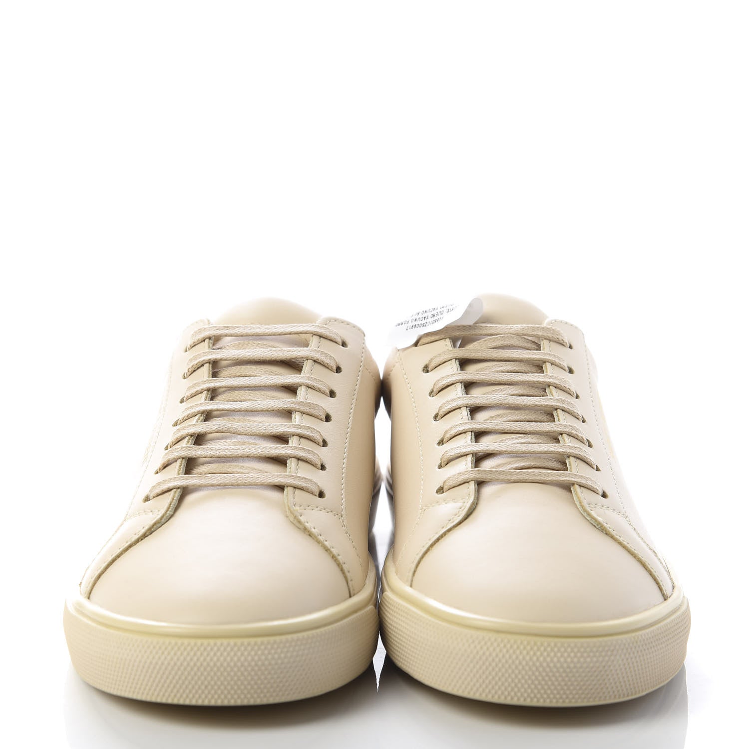 Saint Laurent Calfskin Andy Low Top Sneakers 36 Dark Coquille 2 of 11