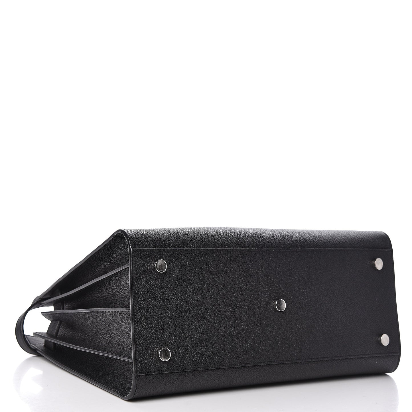 Grained Calfskin Small Sac De Jour Black