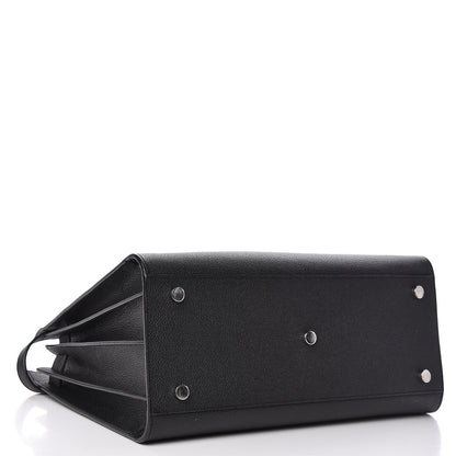 Saint Laurent Grained Calfskin Small Sac De Jour Black 4 of 11