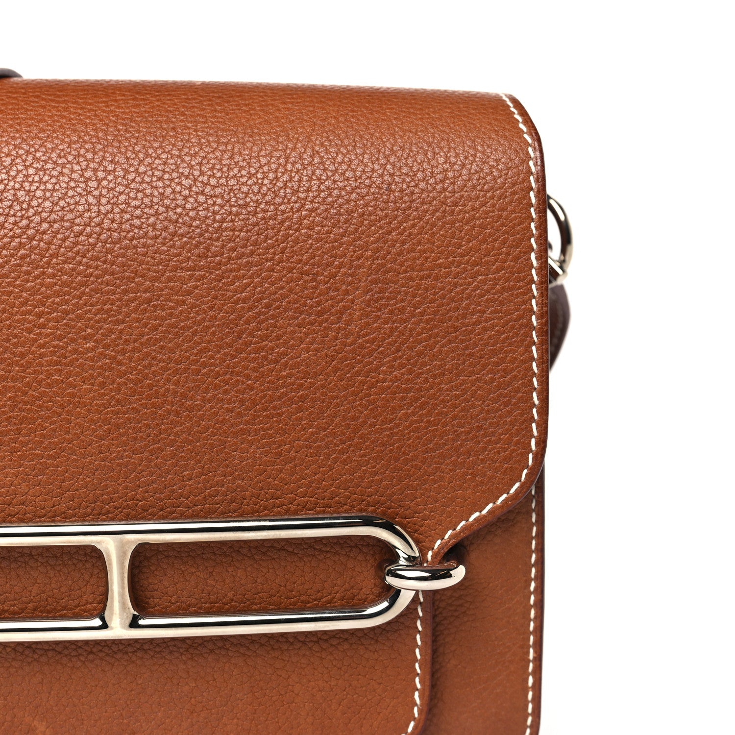 Hermes Barenia Faubourg Mini Sac Roulis Fauve 10 of 11