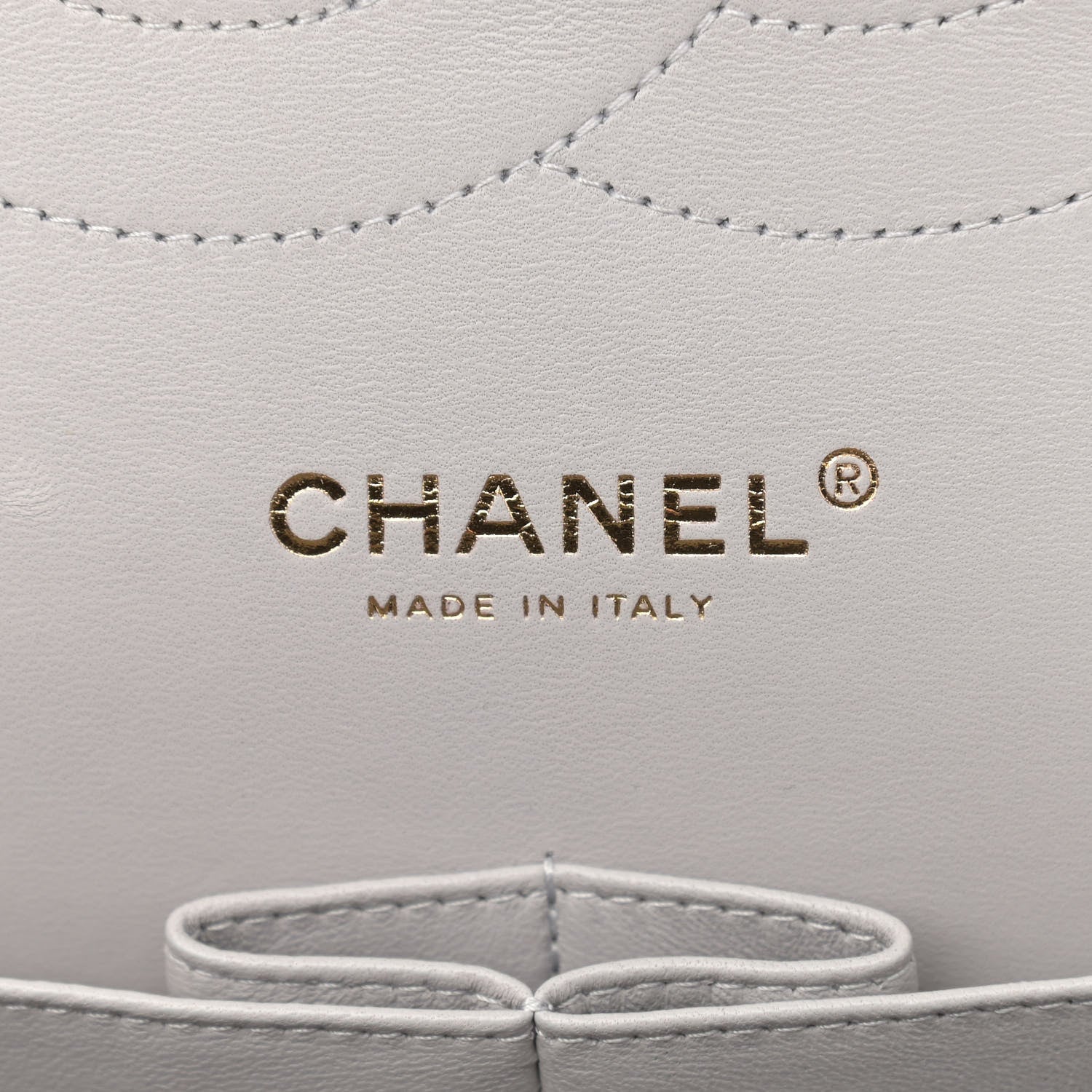 Chanel Caviar Quilted Jumbo Double Flap Grey 5 of 9