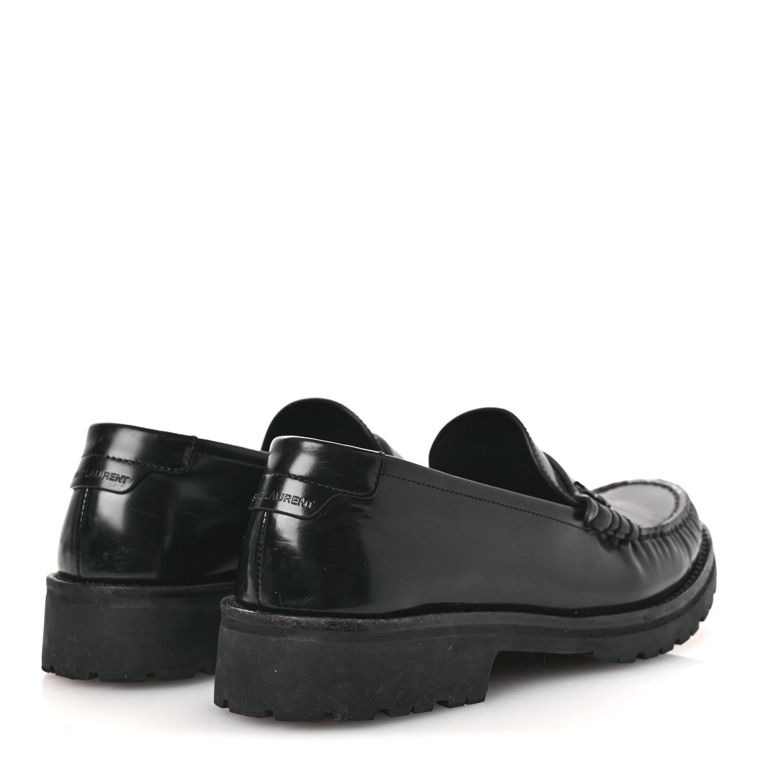 Saint Laurent Patent Tribute 75 Platform Sandals 39 Black 10 of 24