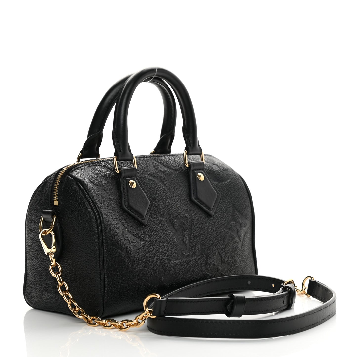 Empreinte Monogram Giant Speedy Bandouliere 20 Black