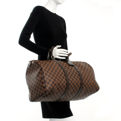 Louis Vuitton Damier Ebene Keepall 50 2 of 19