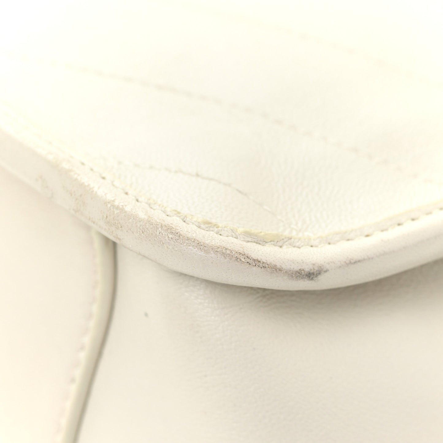 Lambskin Matelasse Monogram Medium Niki Chain Satchel Ivory