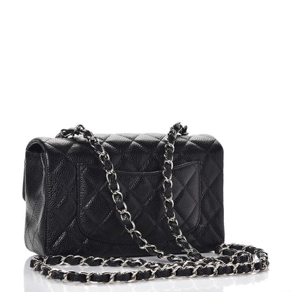 Chanel Caviar Quilted Mini Rectangular Flap Black 3 of 9