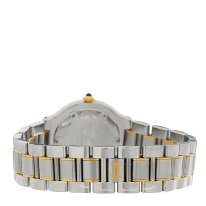 Cartier Stainless Steel 18K Yellow Gold 31mm Must De 21 Quartz Watch 3 of 4