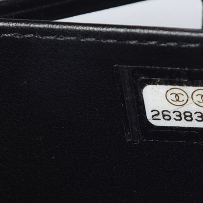 Chanel Caviar Quilted CC Filigree Vanity Clutch With Chain Black 9 of 10
