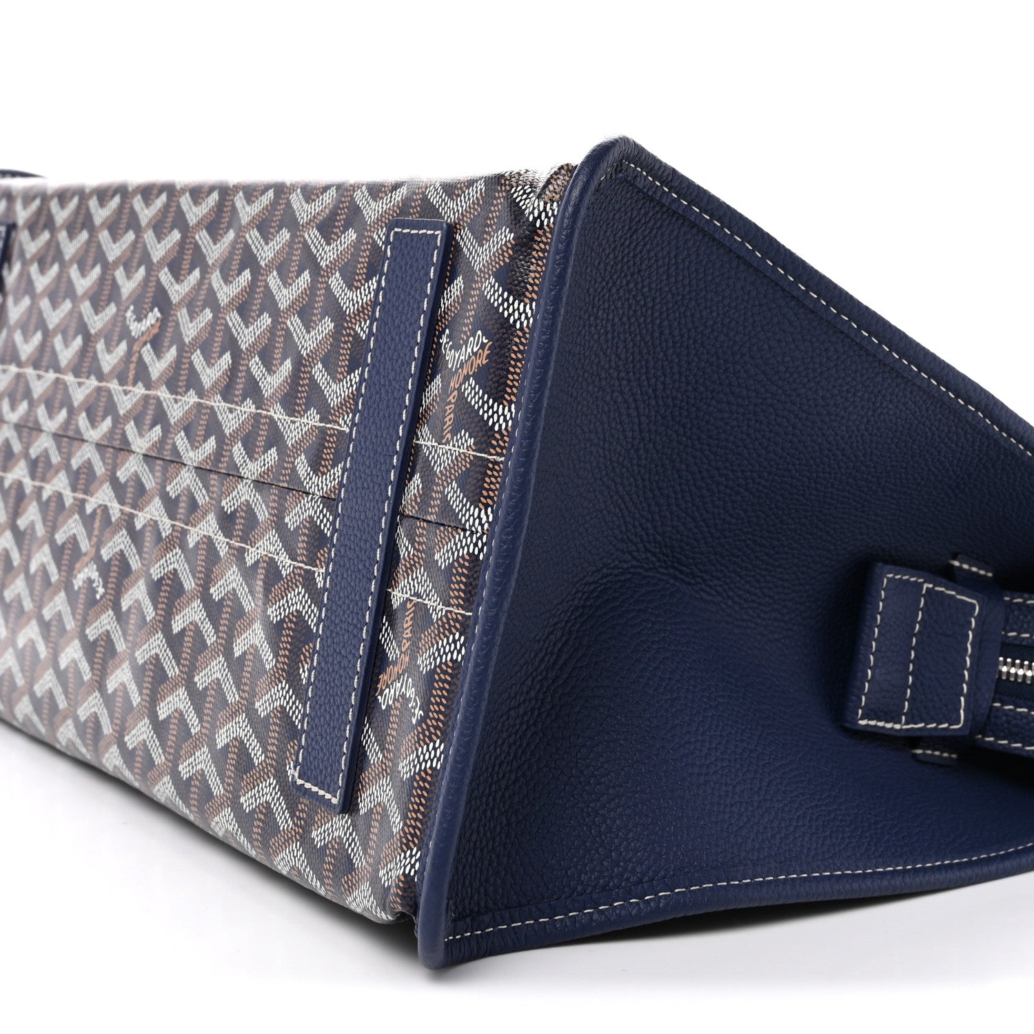 Goyard Goyardine Sac Hardy Pet Carrier PM Navy 11 of 12